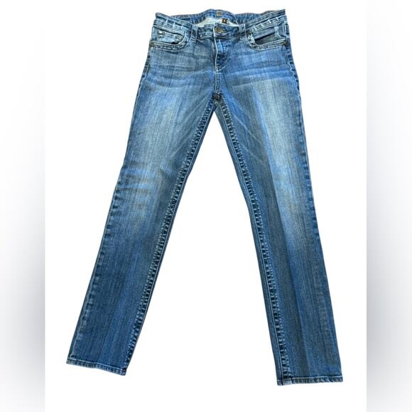 Kut from the Kloth Women’s Size 8 Blue Denim Straight Jeans - Picture 1 of 8